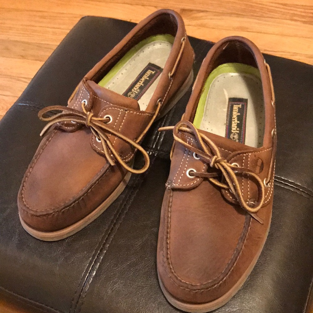 Timberland classic boat shoes. Size 9M